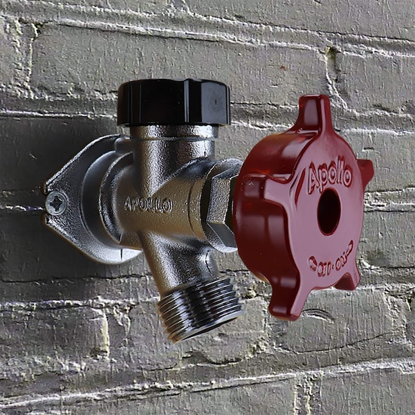 Apollo 1/2 in. Brass PEX Barb x 3/4 in. MHT Chromed Brass Telescoping Anti-Siphon Frost Free Sillcock APXFPH12 - main